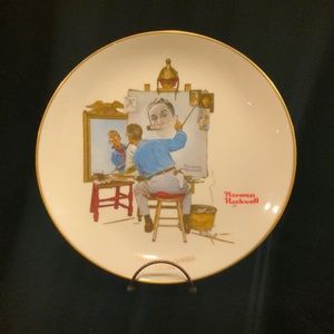 Norman Rockwell Triple Self Portrait